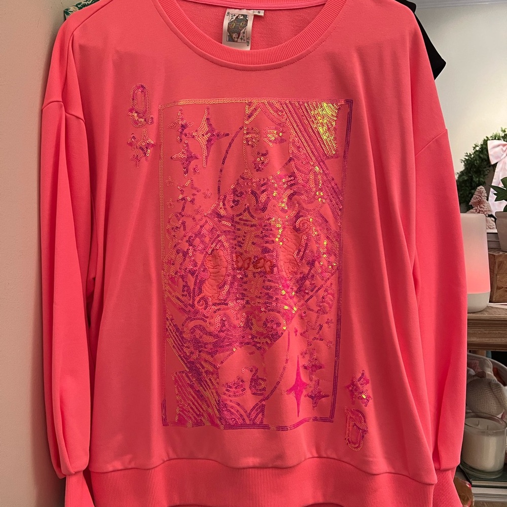 Pink Queen of Sparkles Sweatshirt